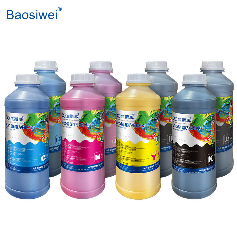 Baosiwei Eco Solvent Ink Подходит для различных голов печати / 8 цвета