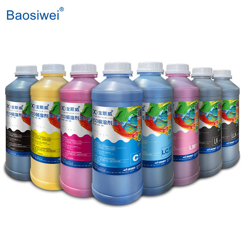Baosiwei Eco Solvent Ink Подходит для различных голов печати / 8 цвета